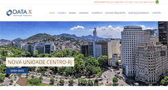 Desktop Screenshot of clinicadatax.com.br